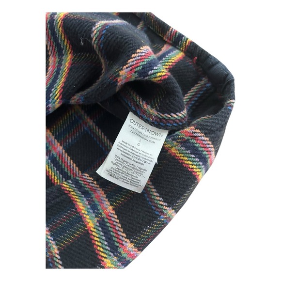 The Outerknown Men's Blanket Shirt Front Pockets Large Organic Cotton Button Up - Picture 5 of 11